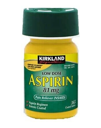 Kirkland Signature Low Dose 81мг - Аспирин