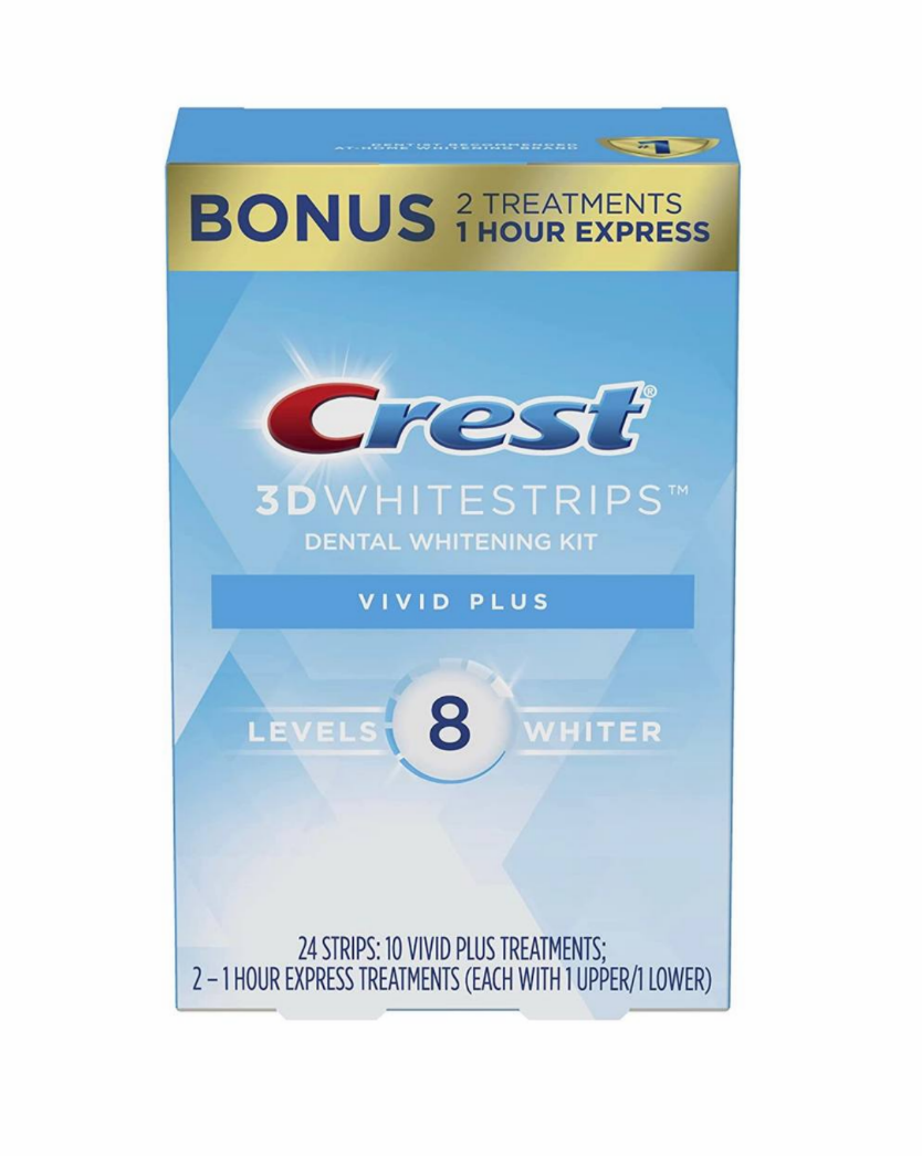 167bdbd32d72c6a3717099a24c7bedac_042422005938.png Набор для отбеливания зубов Crest 3D Vivid Plus, индивидуальный базовый, без вкуса, 24 шт.