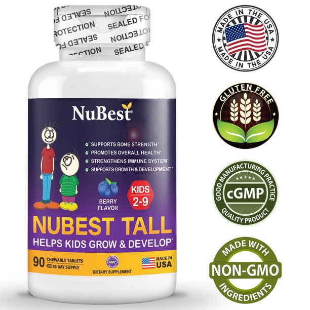 1ad00f3052e663aea398f31e6f03bfc1_042122111749.jpeg NuBest Tall Kids поддерживает здоровый рост детей от 2 до 9 лет 60 шт
