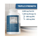 Dr. Tobias, рыбий жир с Омега-3, «Тройная сила», 90 капсул