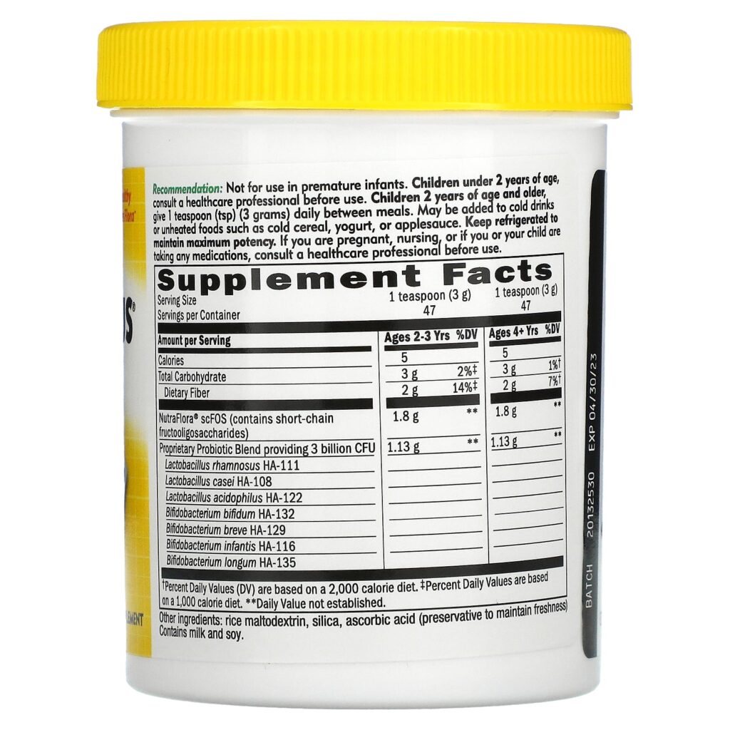 2beed9e2a1019f681557d1723ca5c719_042022201443.jpeg Nature's Way, Primadophilus, для детей, 3 млрд КОЕ, 141 г