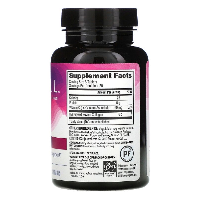 387800089801d7382566c317af2cd1a1_041522205604.jpeg Neocell, Super Collagen + C, 120 таблеток