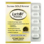 45d4bc1e51dd7832d6b99ac631ee4963_041422095946.jpeg California Gold Nutrition, LactoBif, пробиотики, 5 млрд КОЕ, 60 растительных капсул