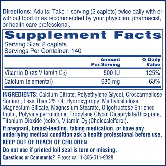 49a9253779870597cc2f7f396f1f7ee9_043022235118.png Цитрат кальция с витамином D, Citracal Maximum 280 таблеток