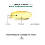 Health Nutrition Naturals Добавка с омега-3 рыбьим жиром, тройная сила 2400 мг, высокое содержание ЭПК 864 мг и ДГК 288 мг