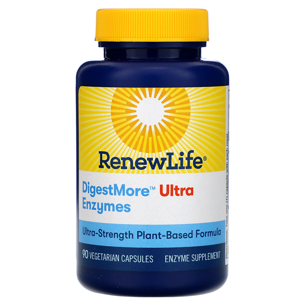 93ac822df27c0cd1d54151560324a1ab_042122113118.png Renew Life, DigestMore Ultra Enzymes, 90 вегетарианских капсул