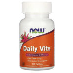 NOW Foods, Daily Vits, мультивитамины и минералы, 120- капсул