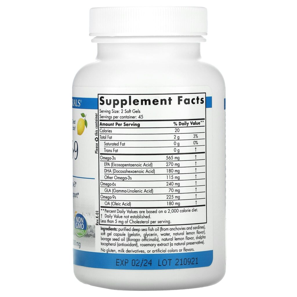 9d731923adfb6892a2b46be51662fb85_042222175931.jpeg Nordic Naturals, ProEFA 3-6-9, лимон, 1000 мг, 90 мягких таблеток