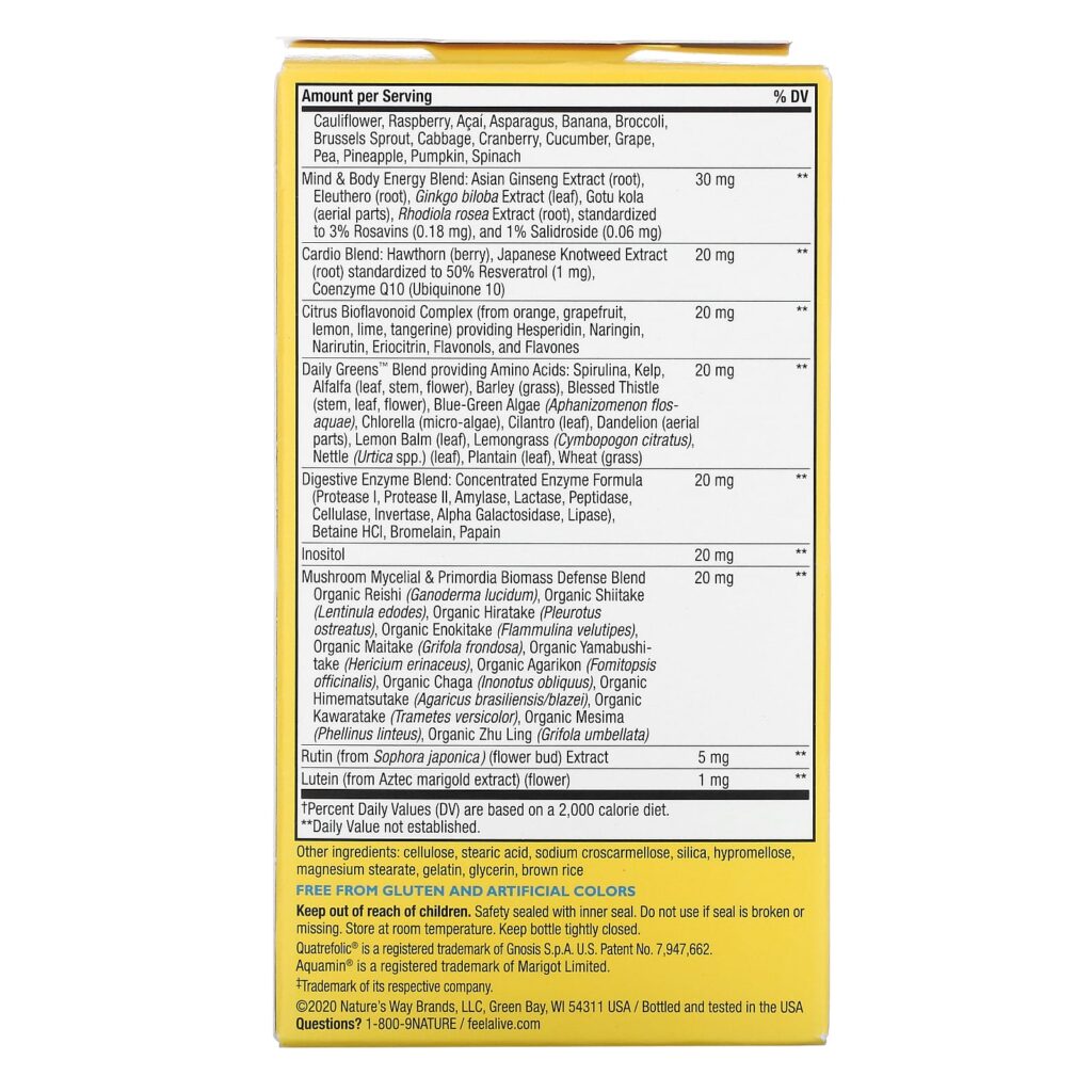 a7a2703a11dc11b188cc372dcf0b1c00_041822184157.jpeg Nature's Way, Alive! комплекс суперэффективных мультивитаминов для мужчин 50+, 60 таблеток
