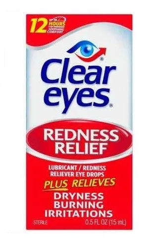 Глазные капли-смазка для снятия покраснений на 12 часов (15 мл)