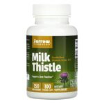 beb0edb3b2b5220ec46bf0241d004eca_041522205632.jpeg Jarrow Formulas, Расторопша, 150 мг, 100 вегетарианских капсул