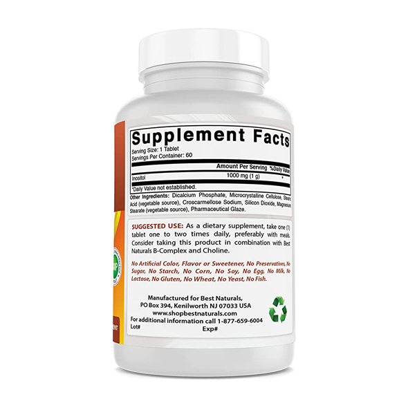 cac486c5633a8088a4d9d2e5b10fc5e2_042322195111.jpeg Best Naturals Инозитол 1000 мг 120 таблеток