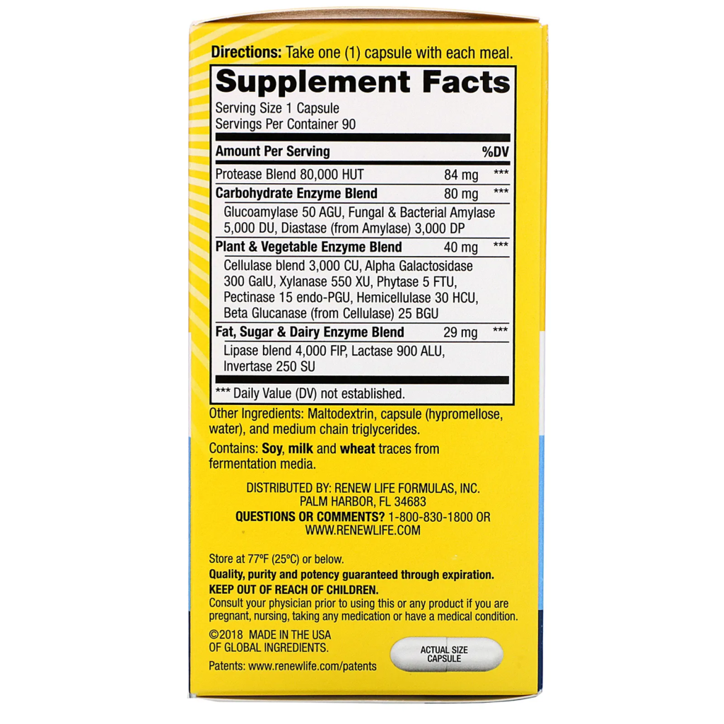 ce8aed9124e805e9276f9476a85994d0_042122113112.png Renew Life, DigestMore Ultra Enzymes, 90 вегетарианских капсул