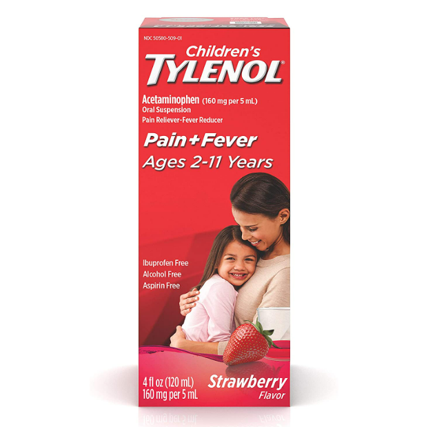 fcd4f0af6b232067f47baccc6be072ee_042622162736.png Детская пероральная суспензия Tylenol, обезболивающее и жаропонижающее средство с ацетаминофеном при симптомах простуды, гриппа или боли в горле со вкусом ВИШНИ 120 мл