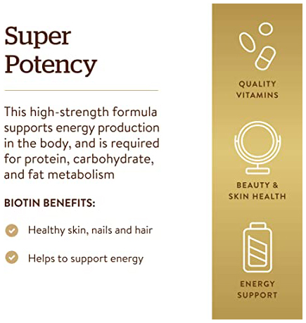 2c17aadadd1a733e32090c459d36b7ee_051822193914.jpeg Solgar Biotin 5000 мкг, 180 вегетарианских капсул - способствуют здоровой коже, ногтям и волосам - поддерживают выработку энергии, метаболизм белков, углеводов и жиров - витамин B - без ГМО, веганский, без