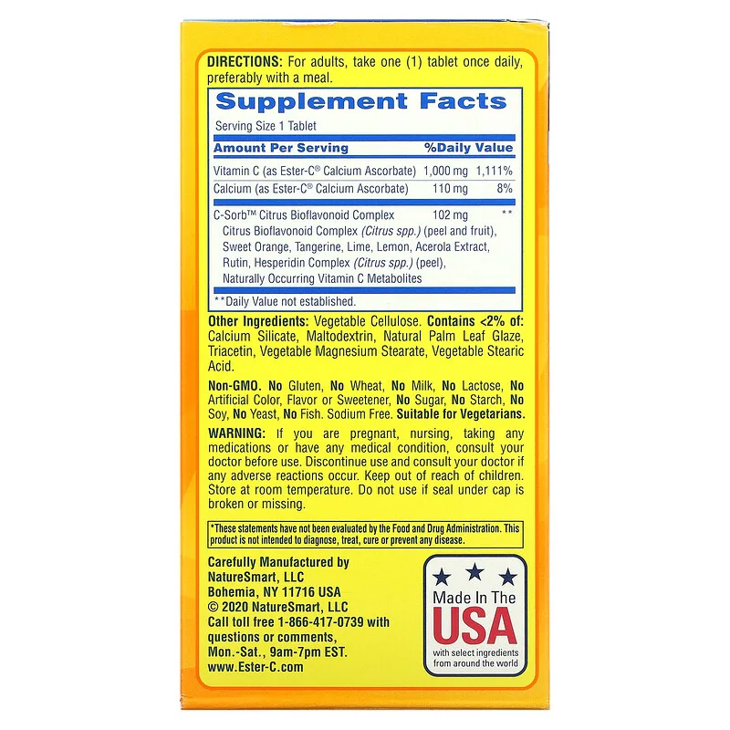 36e1235d6b726317bea49e8b5d1baee6_051422151248.png Nature's Bounty, Ester-C, максимальная сила, 1000 мг, 120 вегетарианских таблеток, покрытых оболочкой