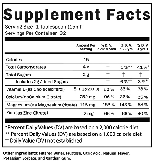 48ca2d36eb64544d5c4edb60b24fc904_051722223629.jpeg Naturade Жидкий кальций с магнием и витамином D3 для детей, 16 жидких унций