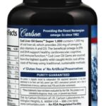 5c283f7fef338a62d54bf8e60e2cb7f2_052122003153.jpeg Carlson Labs, Cod Liver Oil Gems, капсулы из жира печени дикой норвежской трески, высшего качества, 1000 мг, 100 капсул