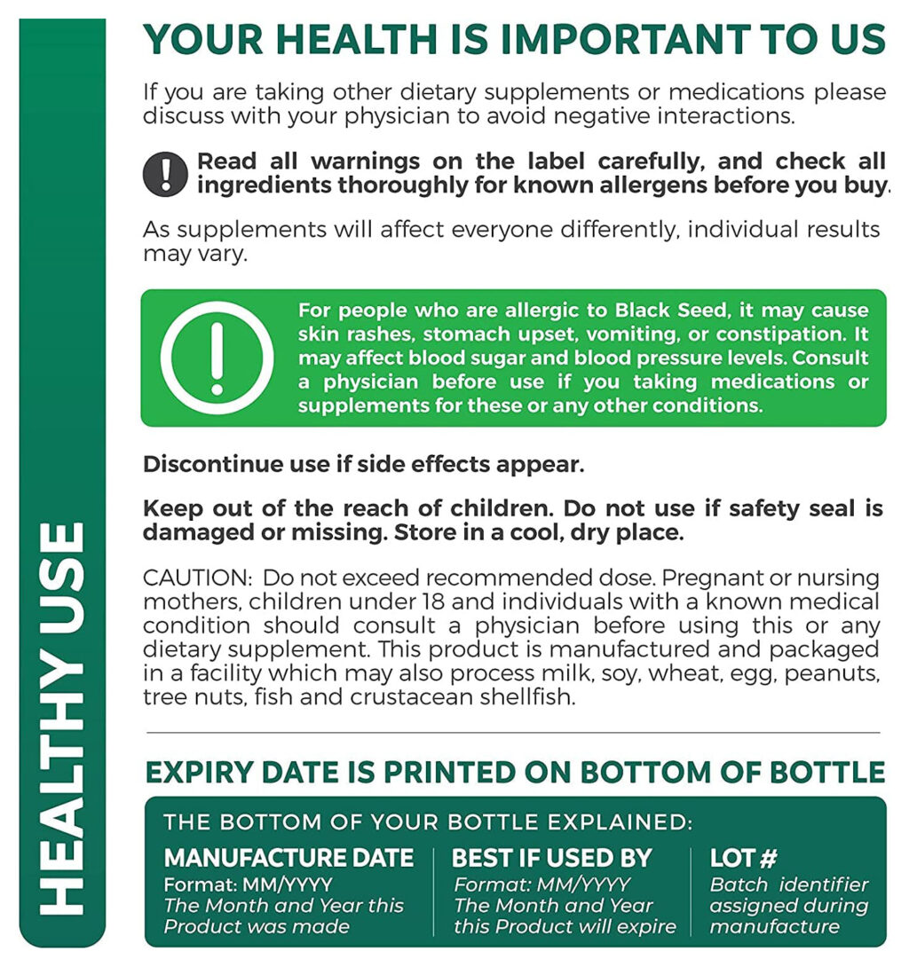 632c4717c85e34f4adfd3bd95661e56a_052922133915.jpeg Масло черного тмина - 120 Мягкие желатиновые капсулы (без ГМО и вегетарианские) Премиум Nigella Sativa холодного отжима, производящие чистое масло семян черного тмина с витамином Е - 500 мг каждый, 1000 мг на порцию