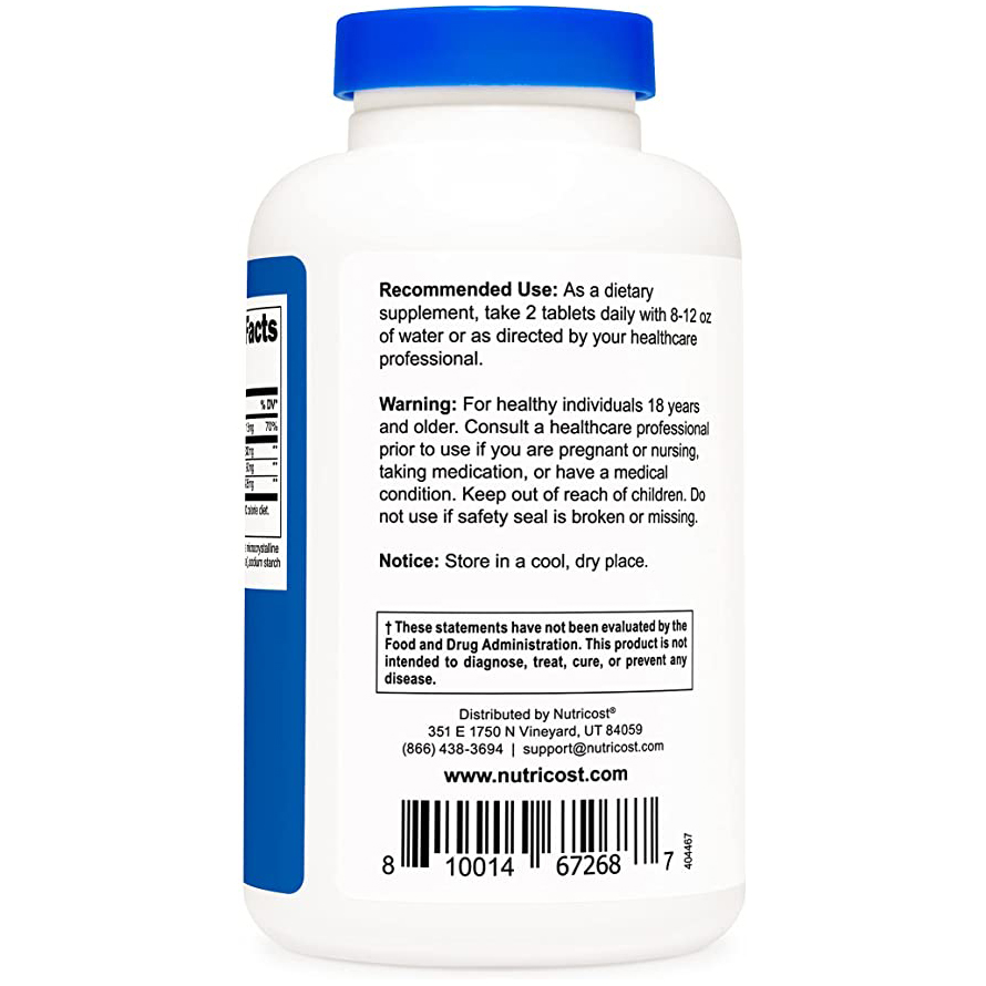 6e500f7c5354fa66cbd52914fbd13439_051822191938.jpeg Nutricost Glucosamine 1800mg with Chondroitin & MSM, 240 Tablets, 120 Servings - Joint Support Formula - Non-GMO, Gluten Free