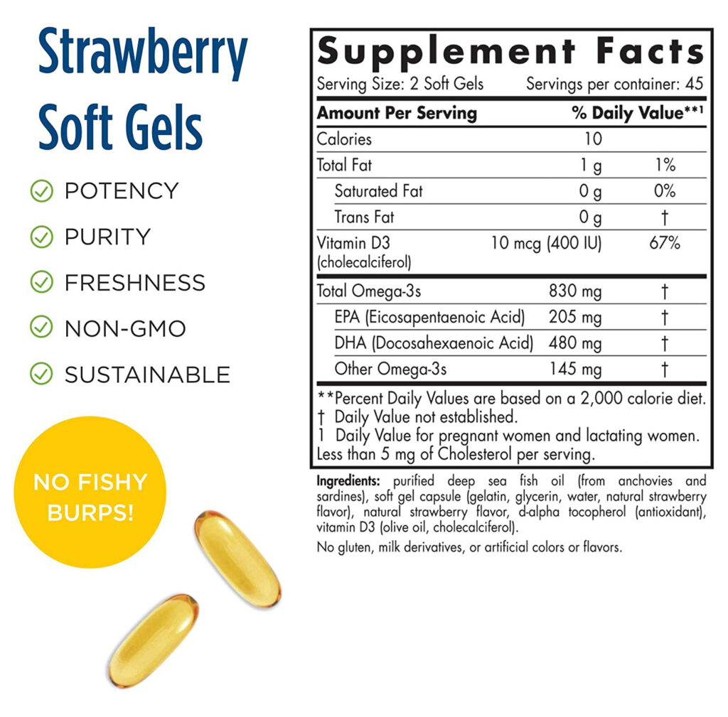 80725592a7492ec01e08fc59c8e70710_052922133552.jpeg Nordic Naturals Prenatal DHA, клубника - 830 мг омега-3 + 400 МЕ витамина D3-90 в мягких гелях - поддерживает развитие мозга у детей во время беременности и лактации - без ГМО - 45 порций