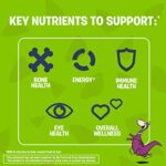 Жевательные витамины для детей, комплексные поливитамины для детей и малышей с железом и кальцием