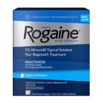 Men's Rogaine Extra Strength 5% раствор миноксидила для местного применения при выпадении и возобновлении роста волос, средство для местного лечения истонченных волос, запас на 1 месяц