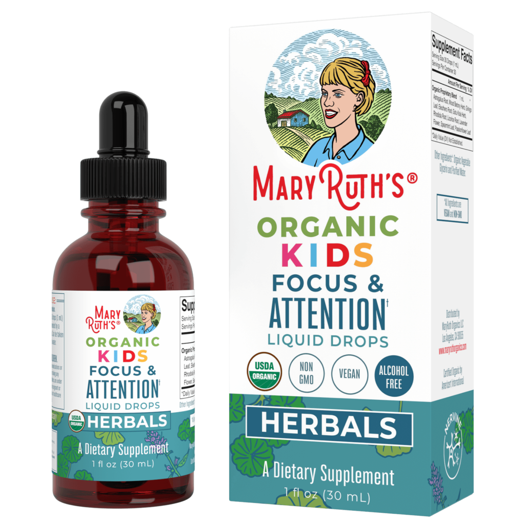 Органическая травяная смесь Focus & Attention для детей - 30 мл.