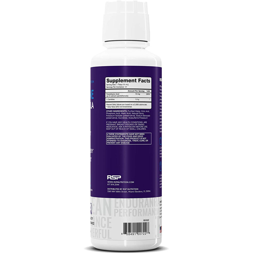 ea61dc09915852446f16c4ee65d4244b_051722235431.jpeg RSP Liquid L-Carnitine 3000: натуральный усилитель веса и метаболизма, L-карнитин без стимуляторов, максимальная сила для быстрого всасывания, 16 унций.