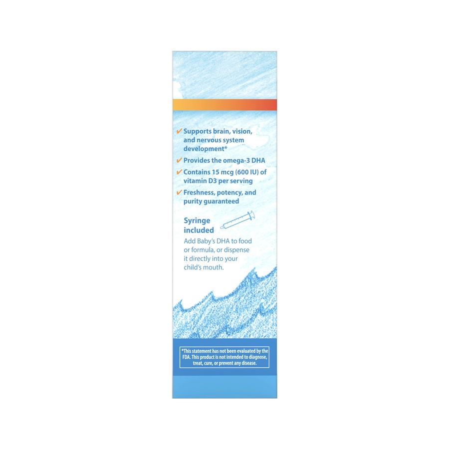 0437b0eeea2767e54c3cb9c7115b2c3f_060622004732.png Carlson Labs, DHA Простая дозировка до 1100 мг омега-3 со шприцем Baby's Brain Vision, 60 мл