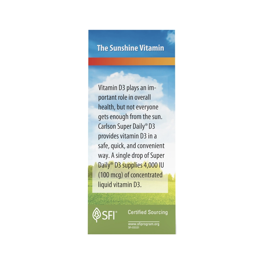 31bc117e0488b4ea3e13d5033d1fd8f1_060622212828.png Carlson Labs Super Daily D3 4000 МЕ (100 мкг), здоровье сердца и иммунитета, прочность зубов и костей, без вкуса, 365 капель