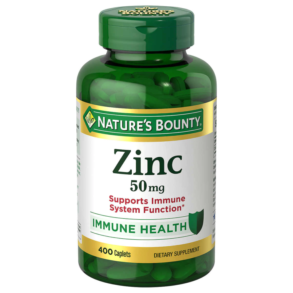 Цинк Nature's Bounty Zinc 50мг, 400 капсул