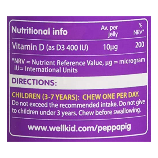 546e1952bad0cdd8b6108832178ffce9_061622105701.jpeg Vitabiotics Peppa Pig Мягкие желейные конфеты с витамином D, 30 штук
