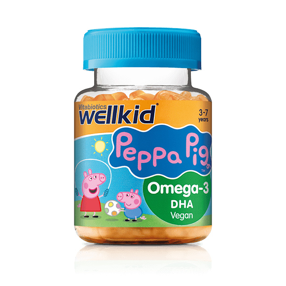 Vitabiotics Свинка Пеппа Омега-3 DHA, веганские мягкие желе