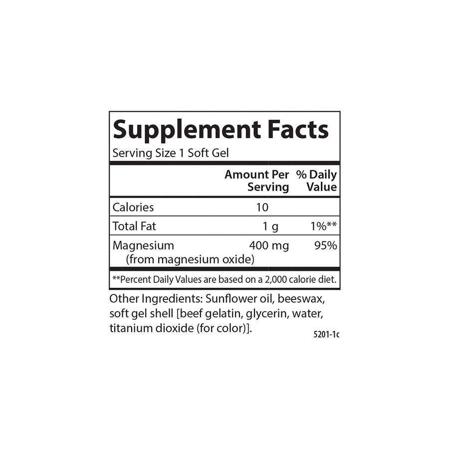 98c870f37d2c803ad4115e4ca3c0afd6_060622003155.png Carlson Labs - Магний, 400 мг магния на капсулу, поддержка сердца и мышц, гелевые капсулы с магнием, функция кишечника, добавка магния, 100 мягких капсул