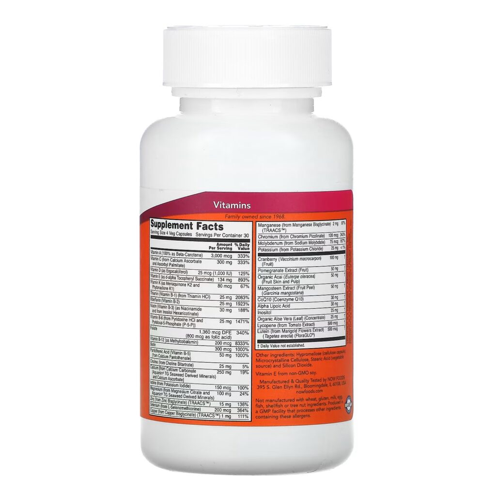 a40fc65c9591df6b261044153ad1c8ad_062522002450.jpeg NOW Foods, Eve, эффективные мультивитамины для женщин, без железа, 120 растительных капсул