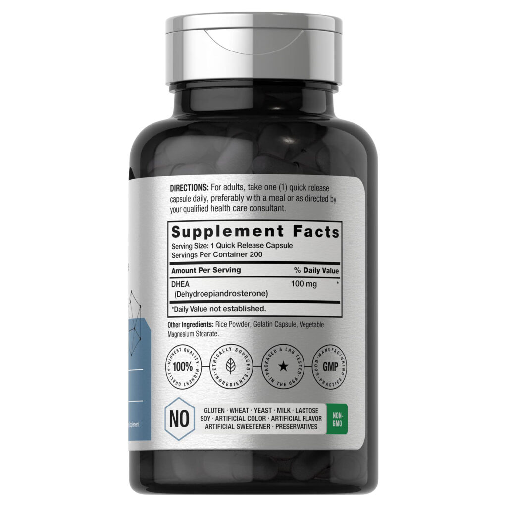d0abf7b9309d4cf188d923784d32366a_061122210403.jpeg Horbaach - DHEA 100 мг | 200 капсул | Добавка без ГМО и глютена