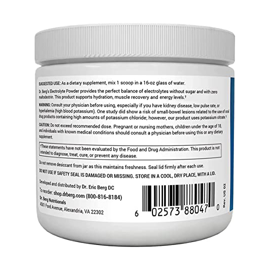 f7fba7d447bedb531db356af6b2513a7_060422231928.jpeg Оригинальный кето-электролитный порошок доктора Берга (330 gr - без искусственных ингредиентов, электролитный порошок без сахара, без мальтодекстрина, увлажняющий порошок - апельсиновый вкус 05/2025