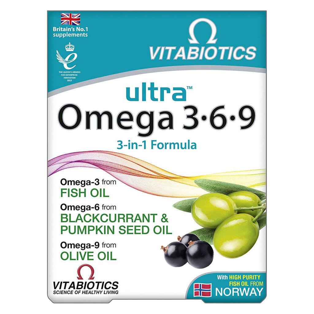 282d6a28470e7f89aa48f98b0fee0def_071822112854.jpeg Vitabiotics Ultra Omega 3 6 9, 60 капсул