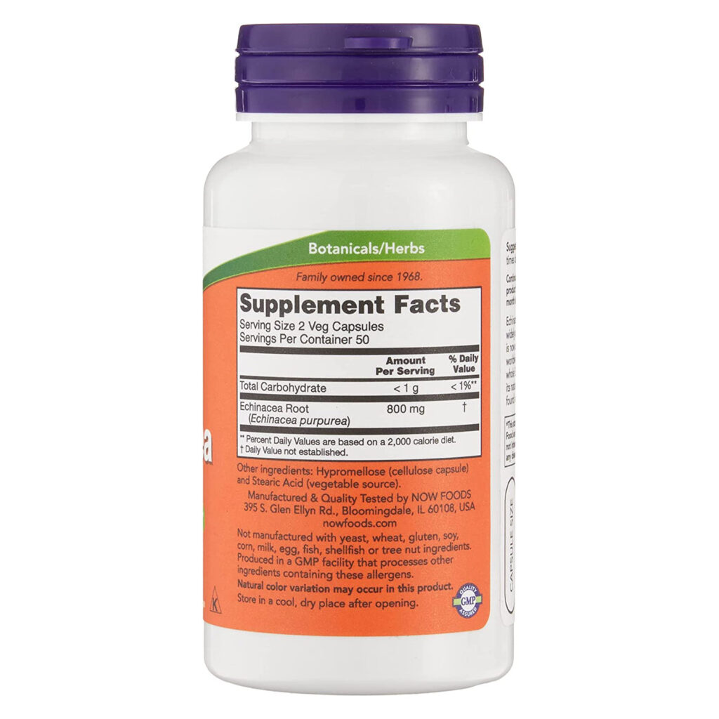 3de2a8e748c04236ff53aa8c8c7847e2_072622015909.jpeg NOW Foods, эхинацея, 400 мг, 100 вегетарианских капсул