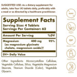 Solgar Хелатный магний, 250 таблеток - Поддерживает нервную и мышечную функцию - Способствует здоровью костей - Жизненно важен для высвобождения клеточной энергии - Без ГМО, веганский, без глютена, без молочных продуктов