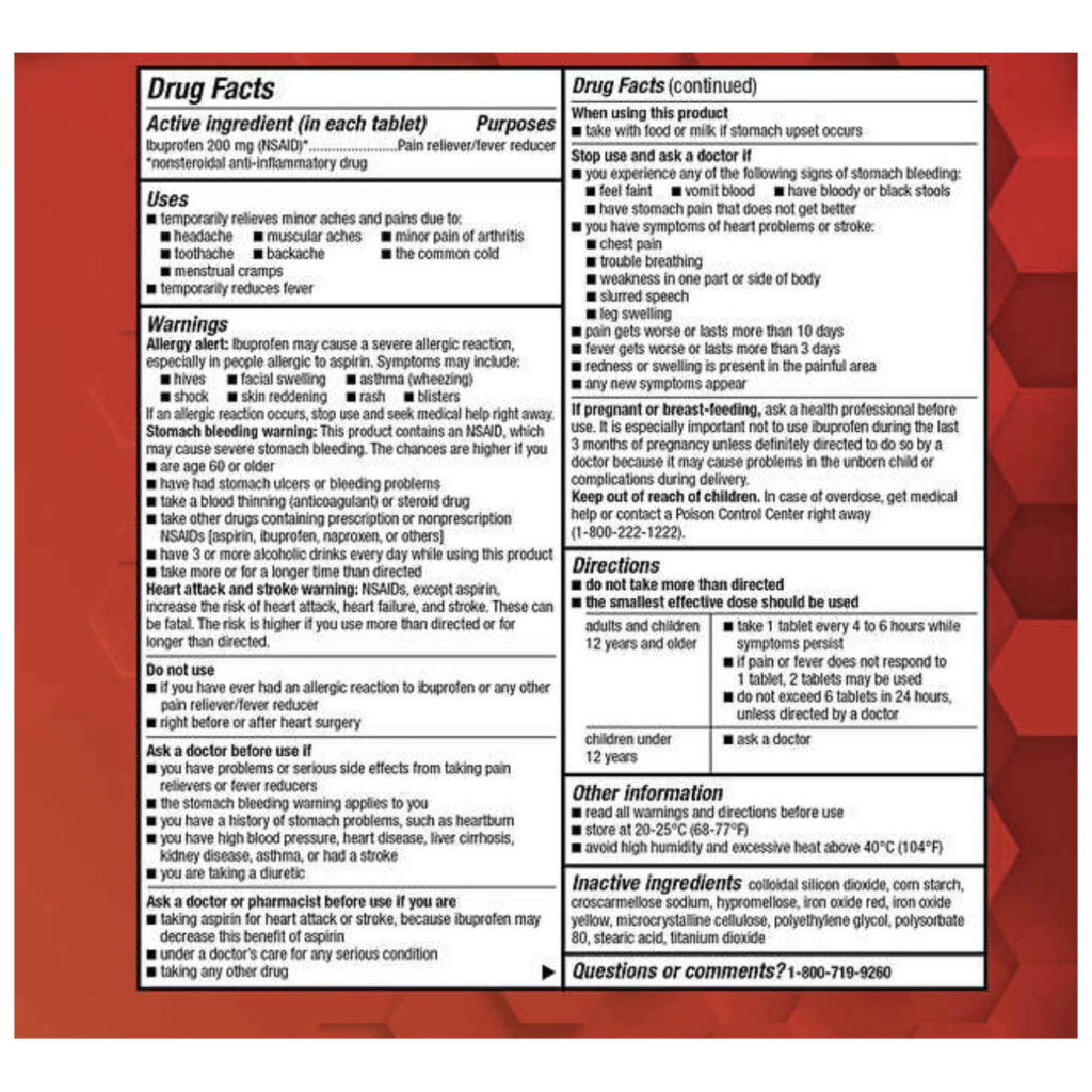 85cf4b0d8aea946e4733ba7b6c22d8ab_080522010354.jpeg KIRKLAND SIGNATURE Ибупрофен, 1 флакон, 500 таблеток, 1 шт.