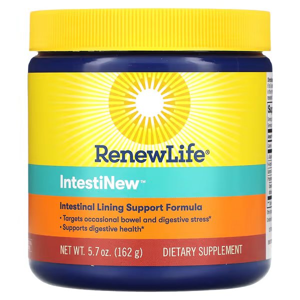 Renew Life, IntestiNew, средство для поддержки слизистой оболочки кишечника, 162 г