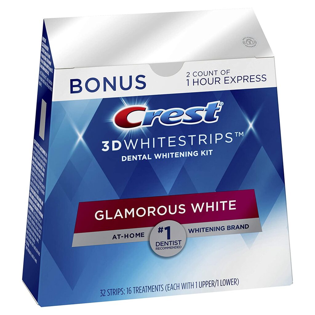 Crest, 3D Whitestrips, набор для отбеливания зубов