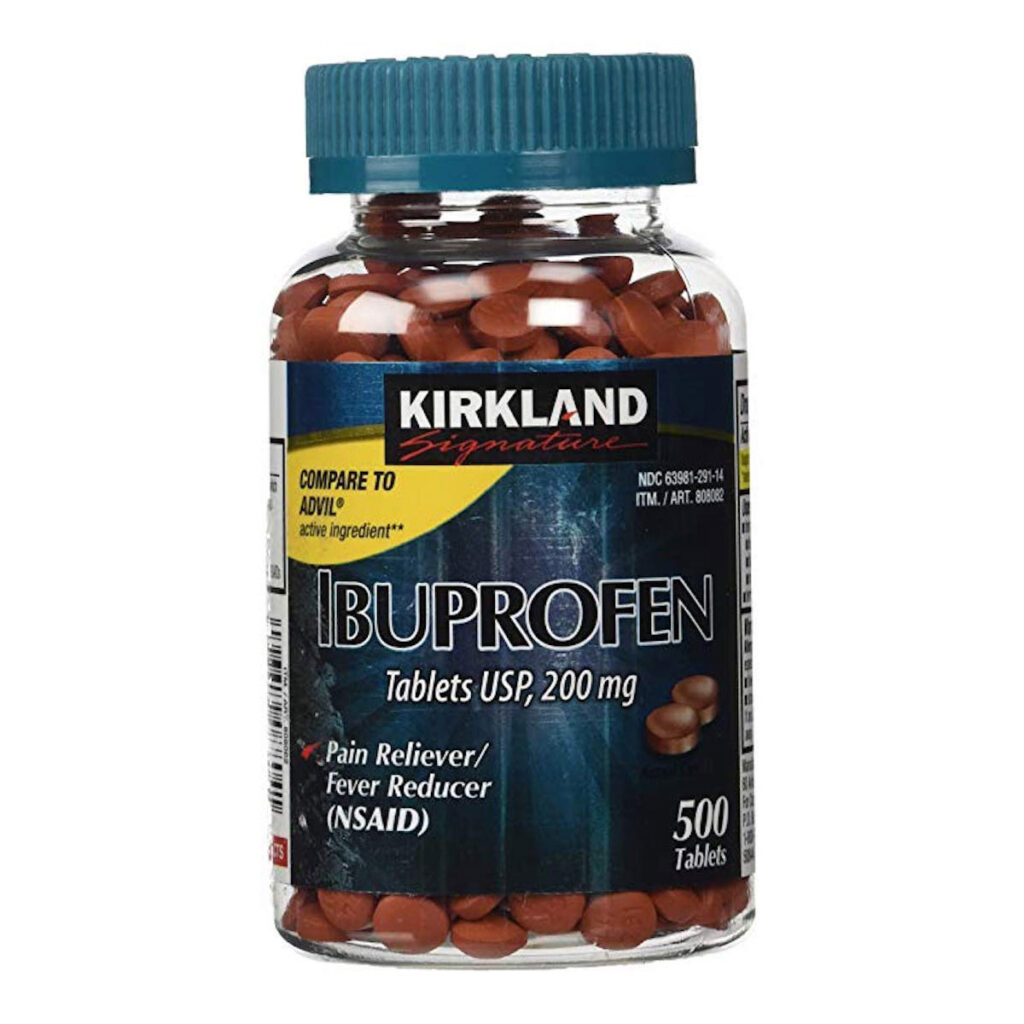 KIRKLAND SIGNATURE Ибупрофен, 1 флакон, 500 таблеток, 1 шт.