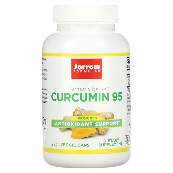 Jarrow Formulas, куркумин 95, 500 мг, 60 растительных капсул