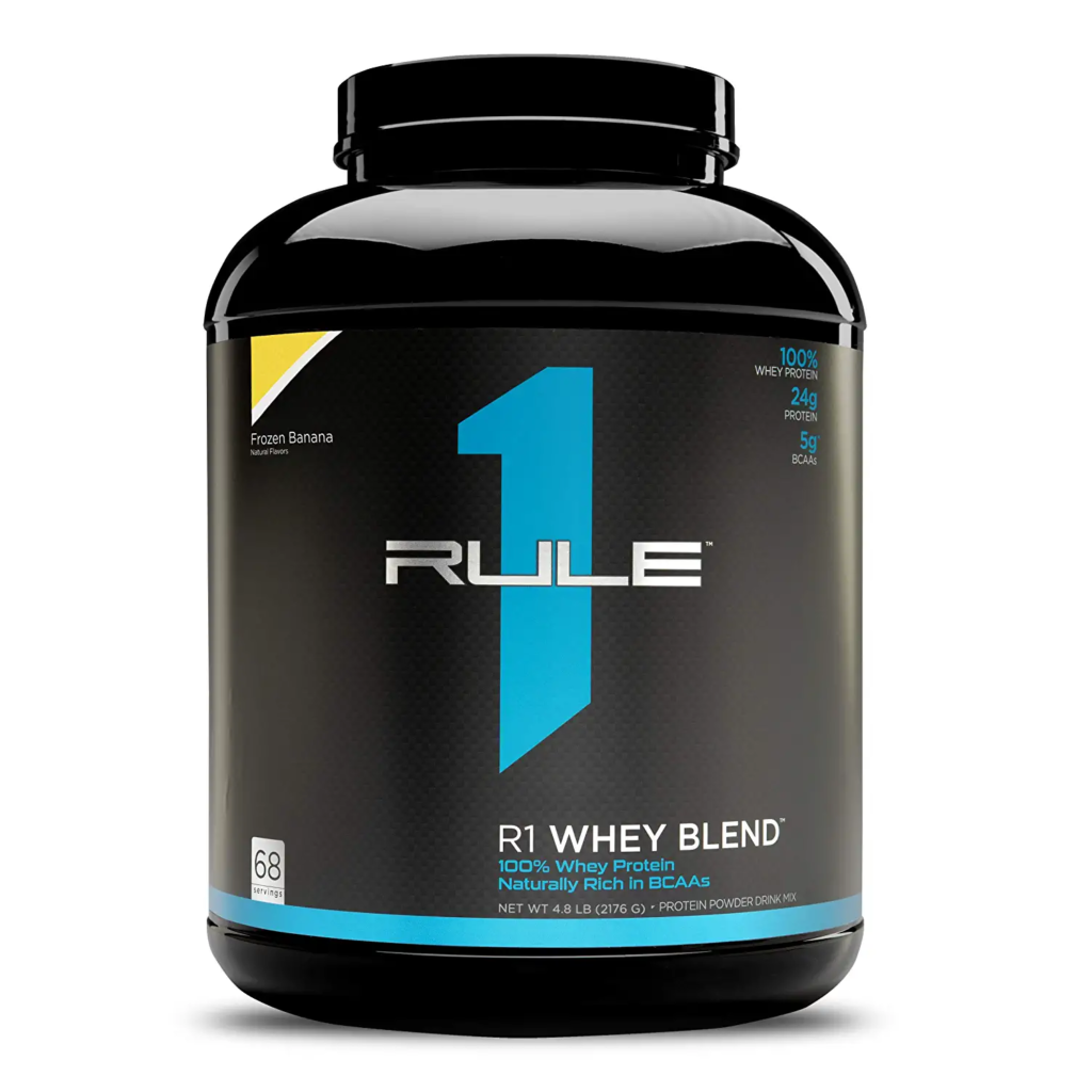 Rule 1 Whey Blend (Сывороточная смесь) — 2,176 кг - замороженный банан