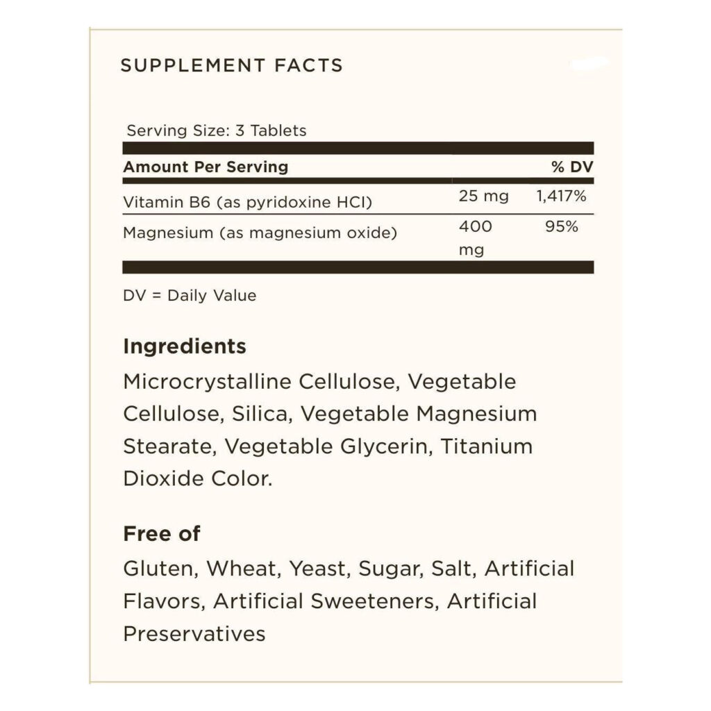 90ea9e89959243249e79f360e419f1d7_091522000422.jpeg Solgar, магний с витамином B6, 100 таблеток
