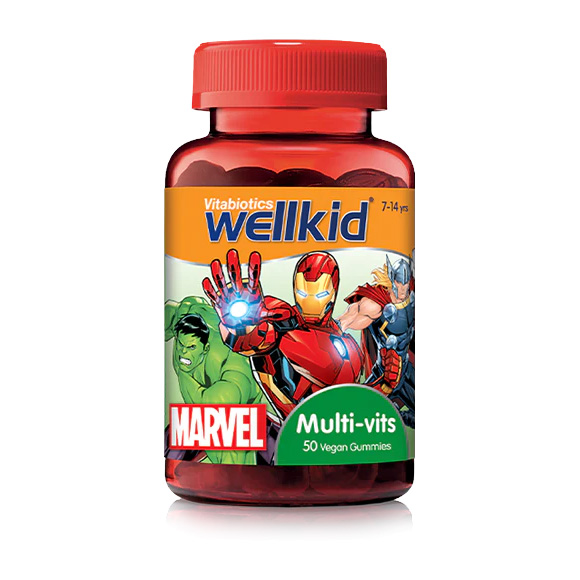 Wellkid Marvel Multi-vits витамины для детей 50 веганских штук