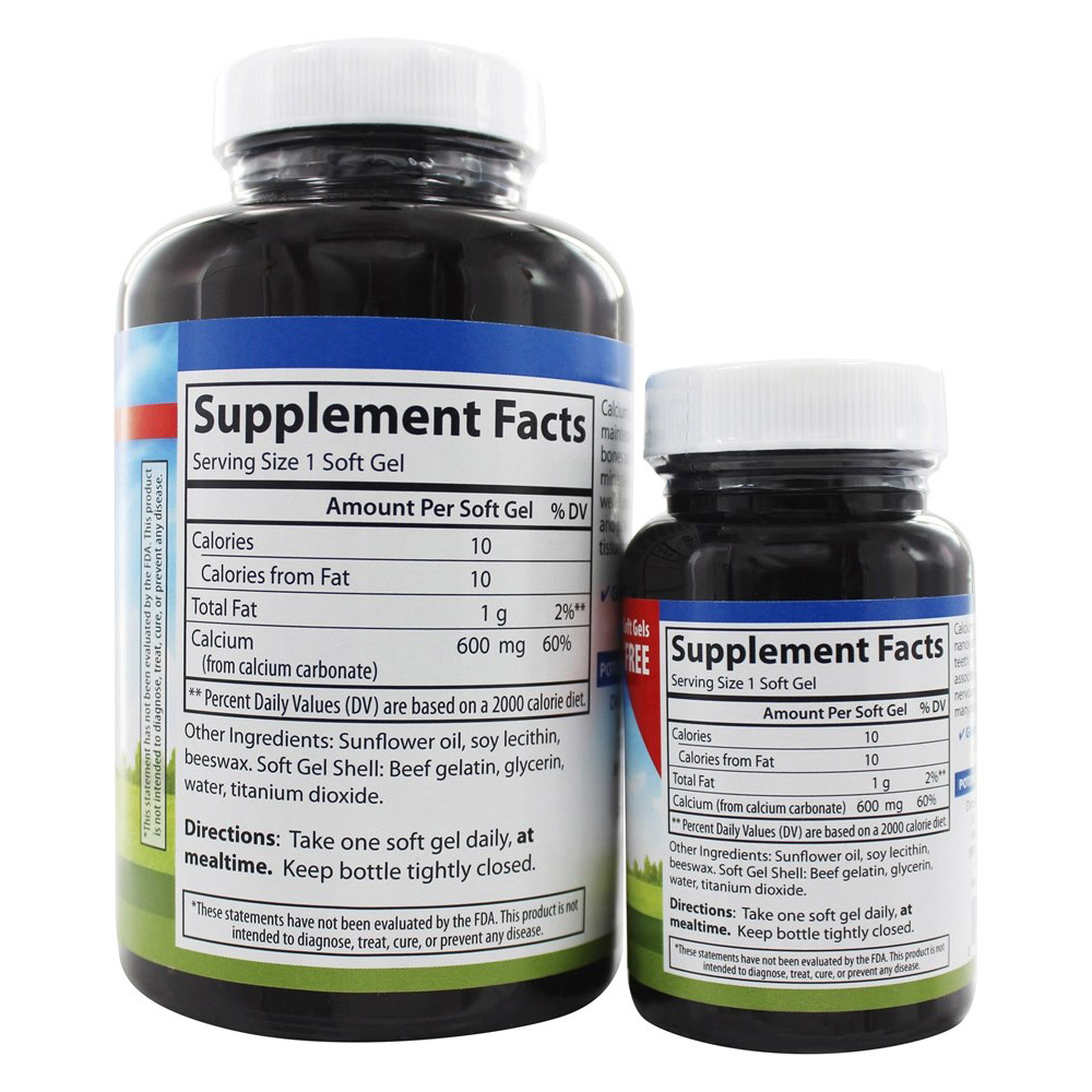 958adf42f2438b7350d520e7963cb0e4_120122000844.jpeg Carlson Cal-600, 600 мг кальция, поддержка костей, здоровые зубы и оптимальное самочувствие, 100+30 мягких таблеток